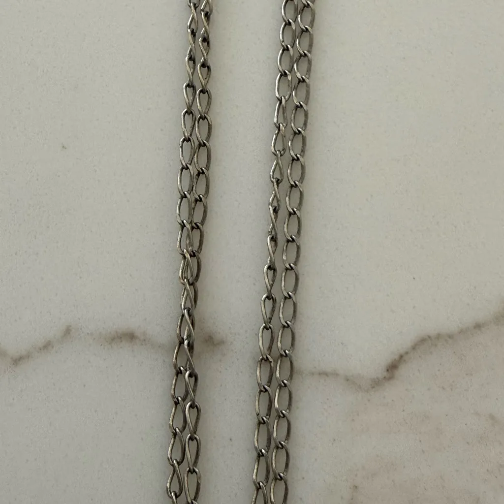1987 AERO Silver Tone necklace - Image 5