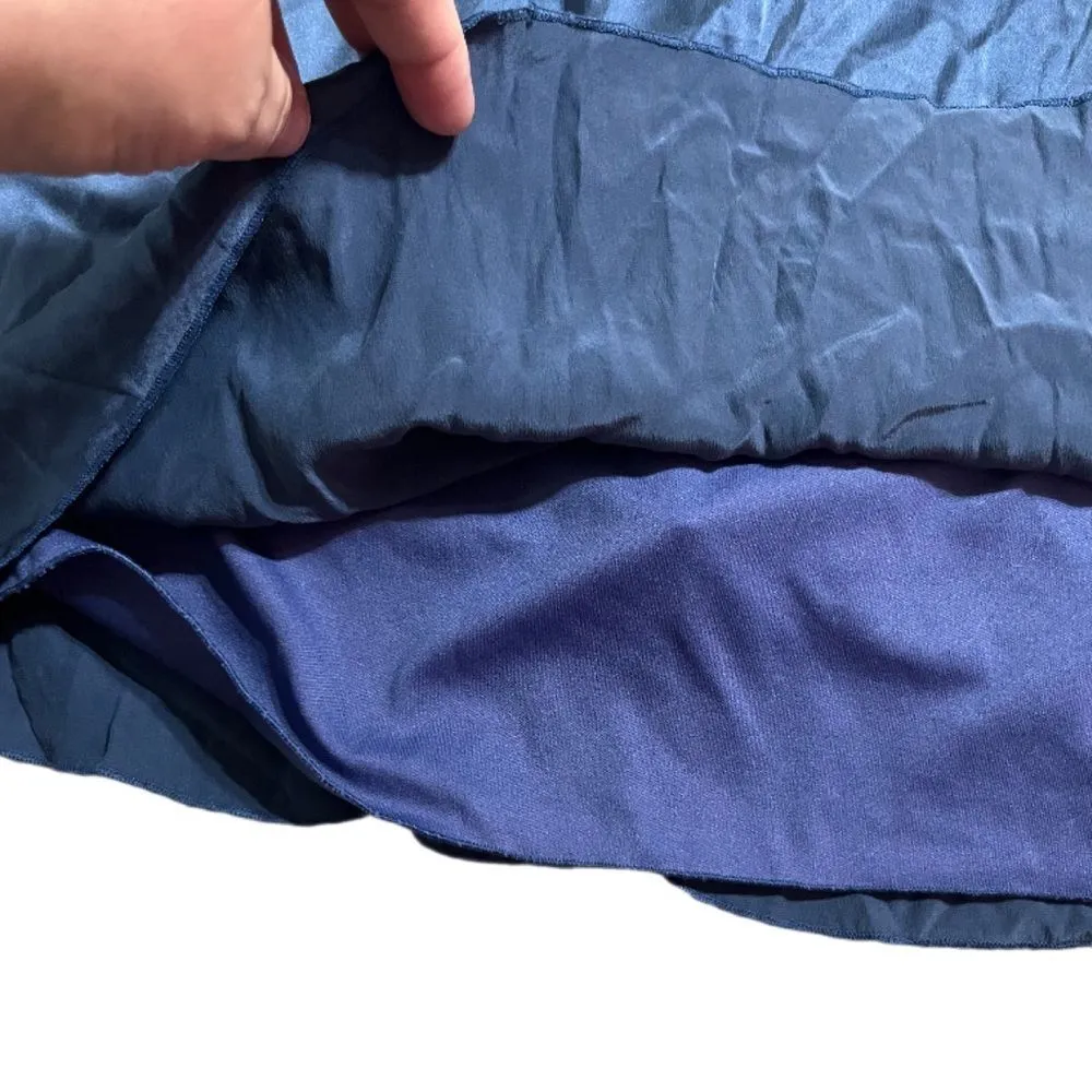 Johnny M silk strapless mini dress Blue Size undefined - Image 5