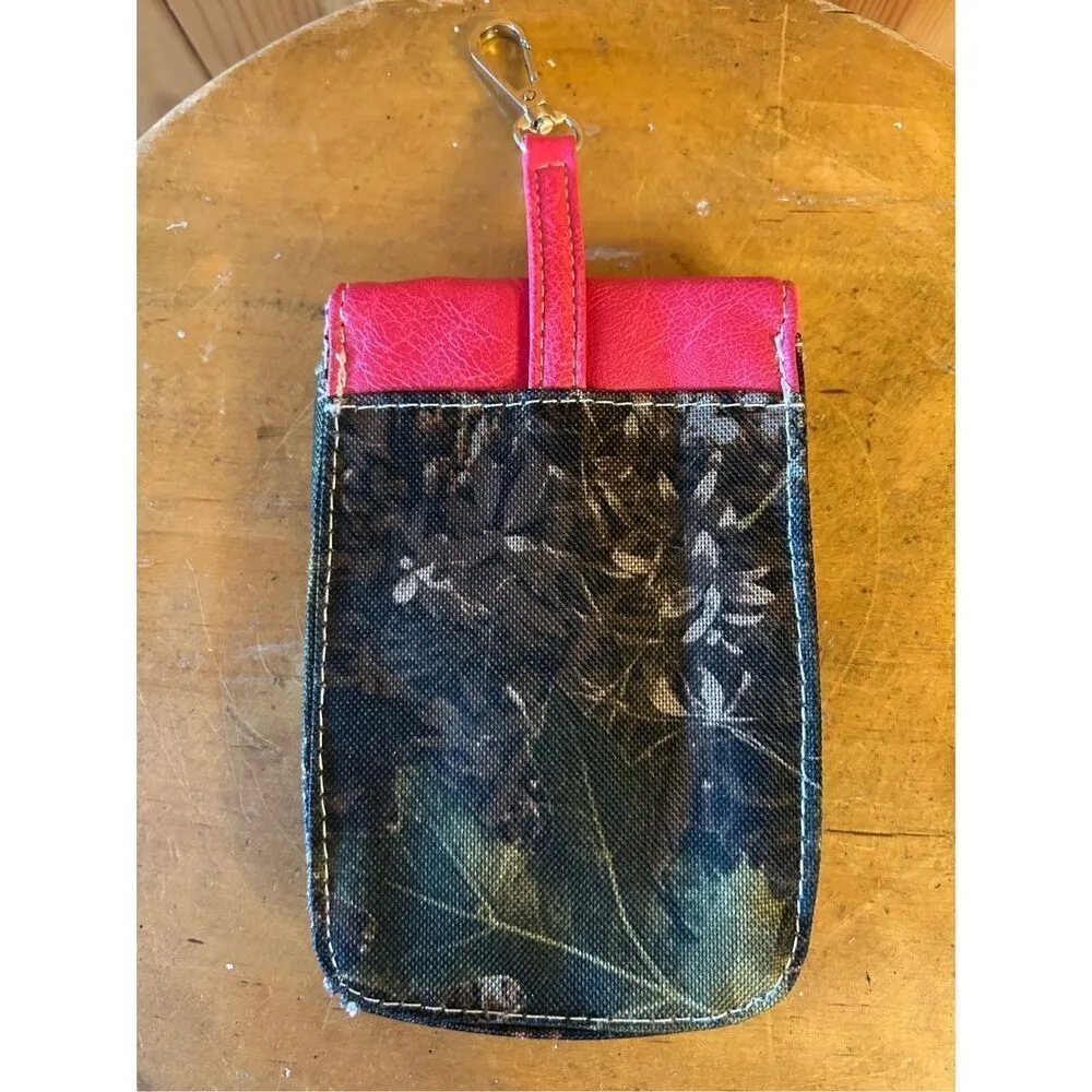 Cowgirl Trendy Western Camo Leaves Outdoor Hunting Cell Phone Purse Clasp Belt ( Pink - Image 2