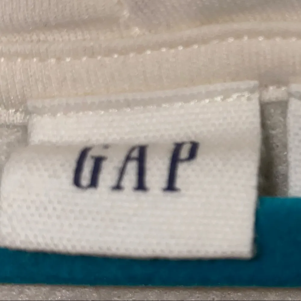 Gap Lace Up Hoodie Tunic Snowcap White Top - Image 5