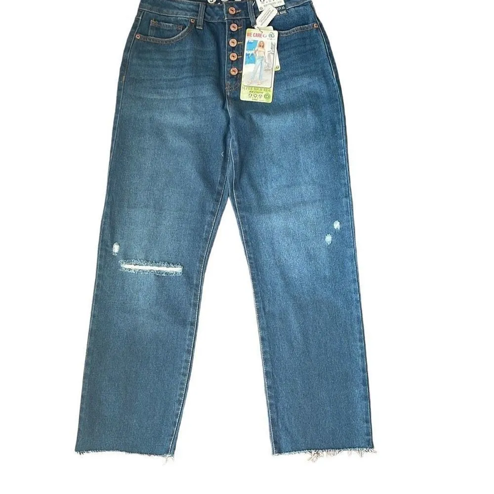 Rewash‎ Vintage Revival Mom Stovepipe High Rise Denim Jeans Size 3/26 New - Image 2