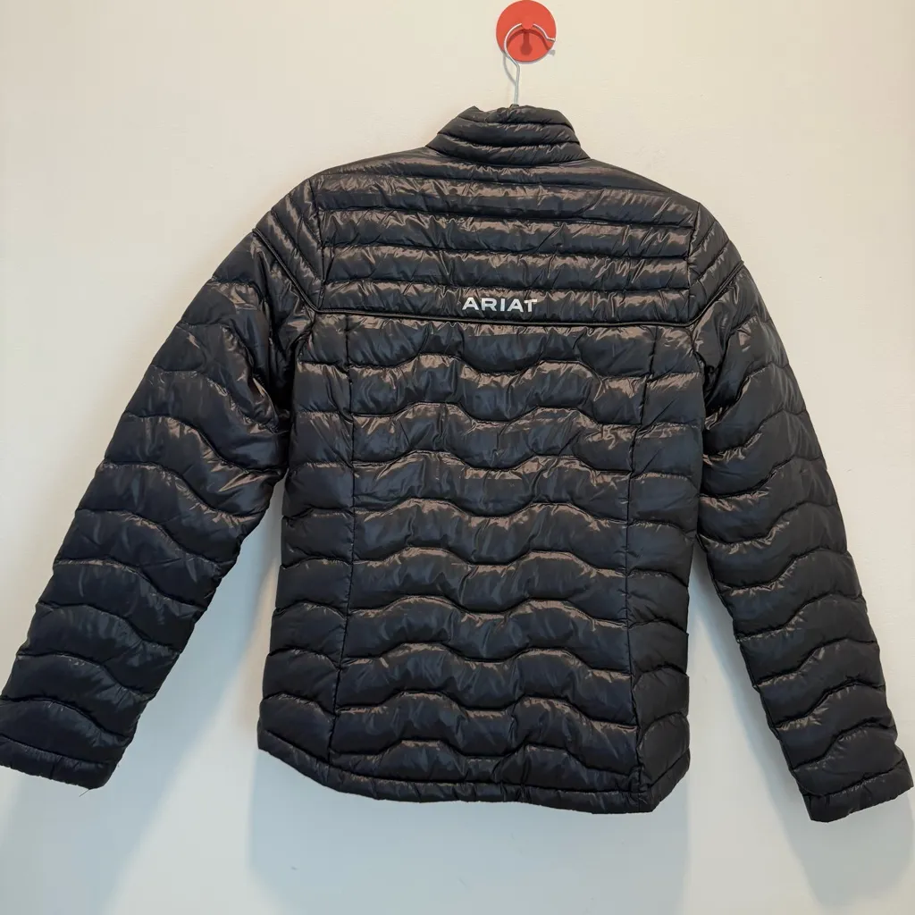 Ariat Tek Down Jacket Women's XS Puffer Full Zip Black - Image 8