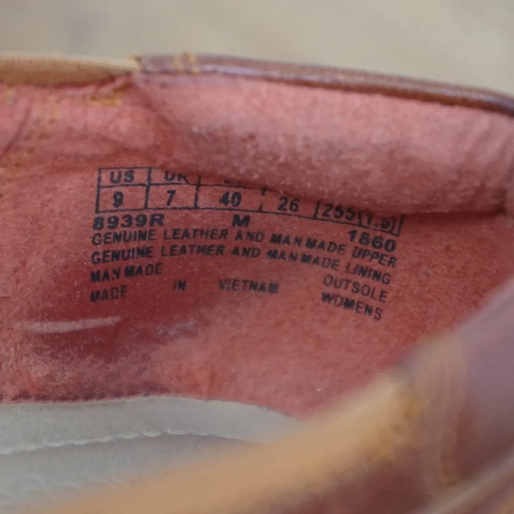 Timberland Brown Leather Ballet Style Flats Size 9 - Image 2