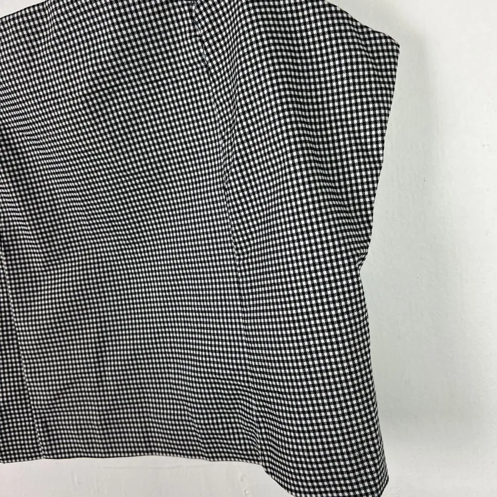 NWOT  Gingham Cropped Tank Top Size 12 NEW - Image 2