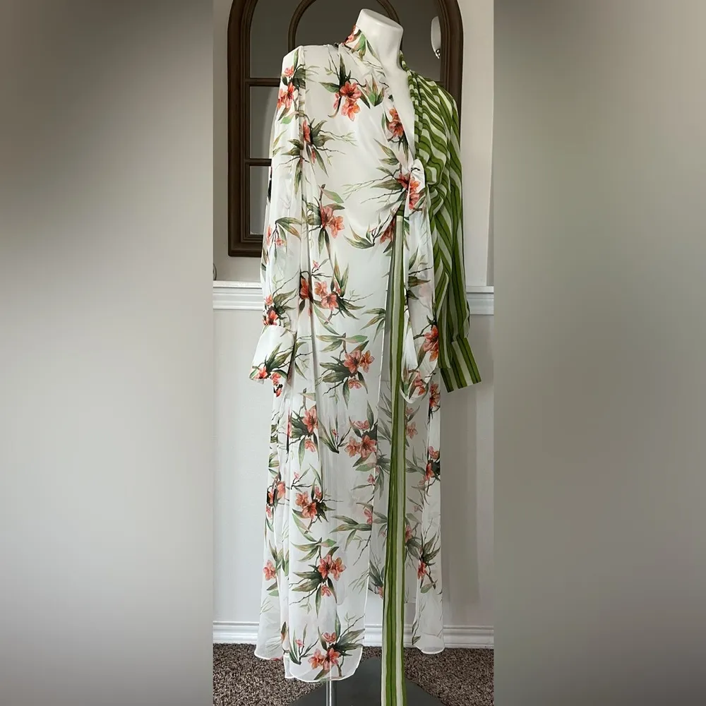 Anthropologie’s PatBo High-Low Tunic, Mixed Print Top, Size XL New w/Tag $495 - Image 10