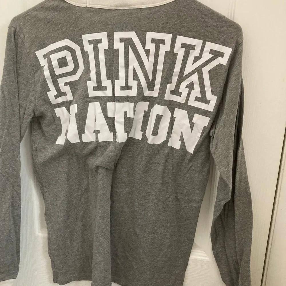 Pink Victoria Secret long sleeve shirt - Image 3