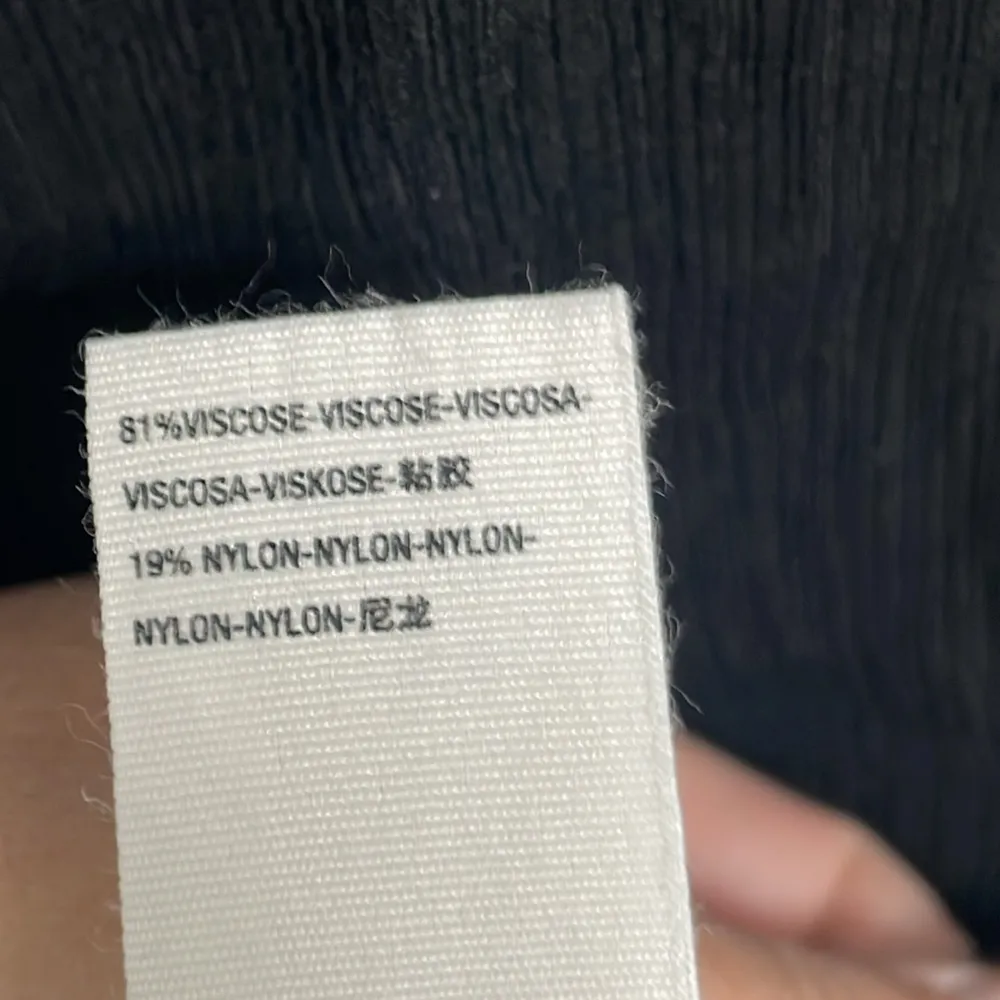 Free People Black Check On It Wrap Top size small - Image 10