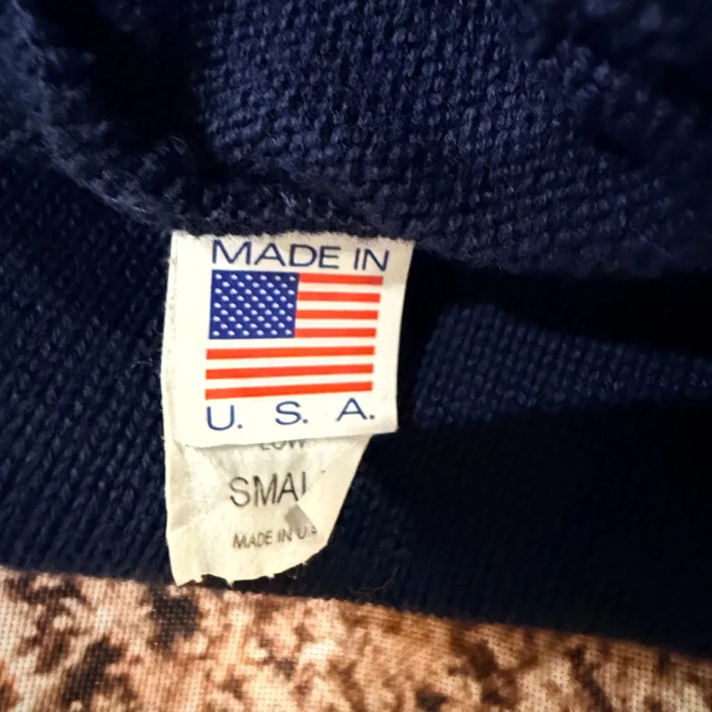 Kiel James Patrick American Flag Yacht Sweater- Small - Image 4