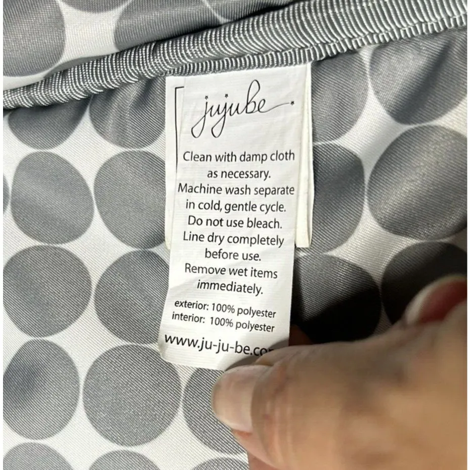 JuJuBe Diaper Backpack Coastal Collection MiniBe Annapolis Navy Blue Striped - Image 9