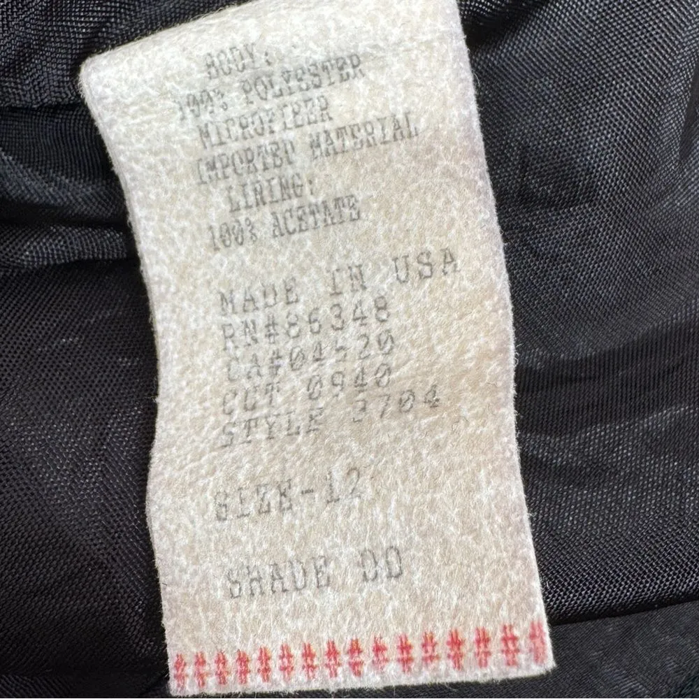 Vintage City Girl Petites‎ 80s Rainbow Fringe Crop Blazer Jacket Black 12 Medium Size undefined - Image 11