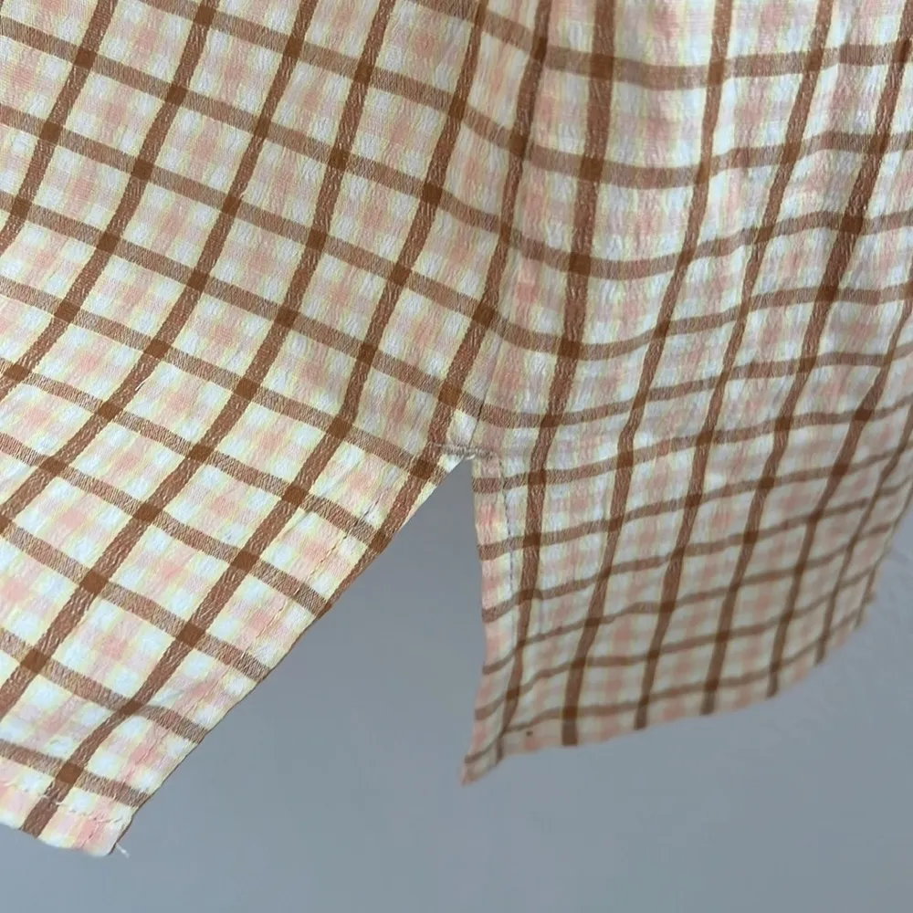 Billabong Women's Cruising Dress Y2K 90s Clueless Check Large - Image 5