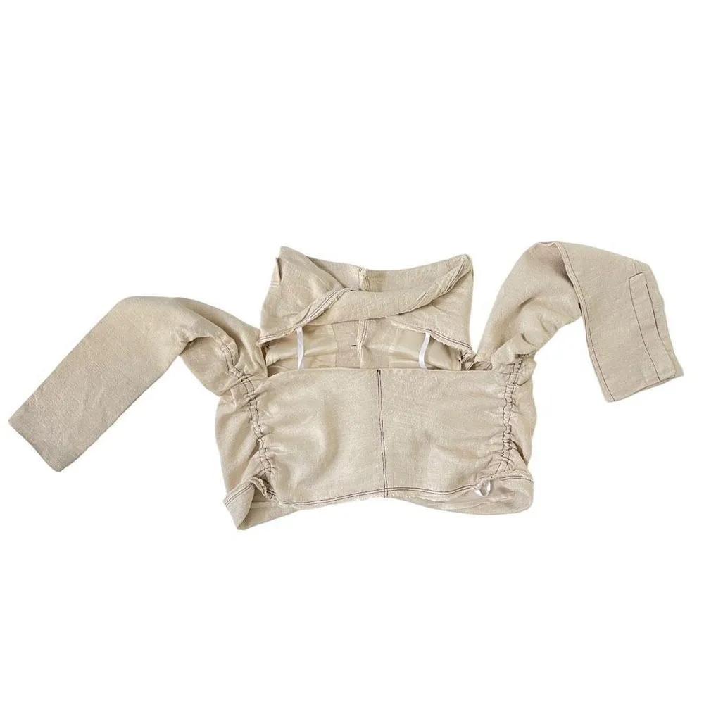 JACQUEMUS La Veste Camargue‎ in Light Beige - Image 6