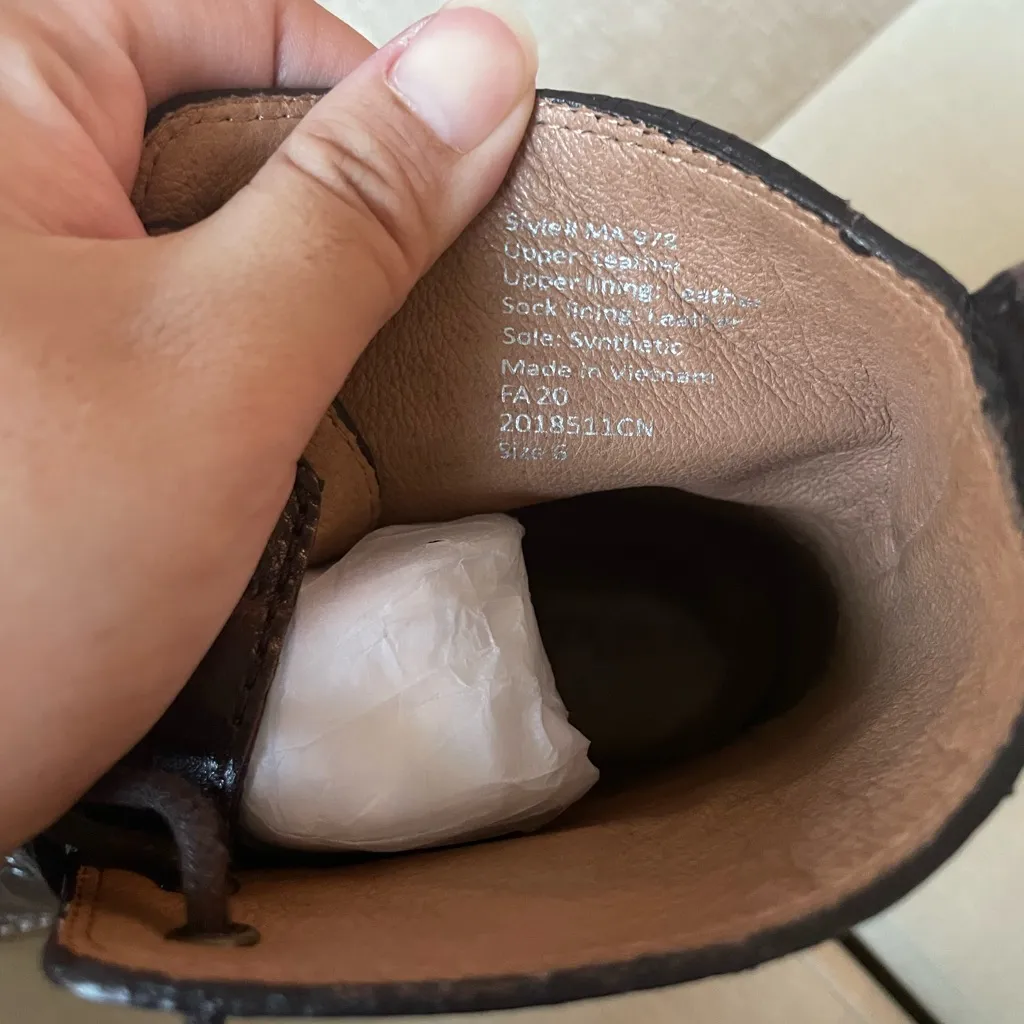 Madewell The Clair lace up boots in croc embossed leather - Image 10