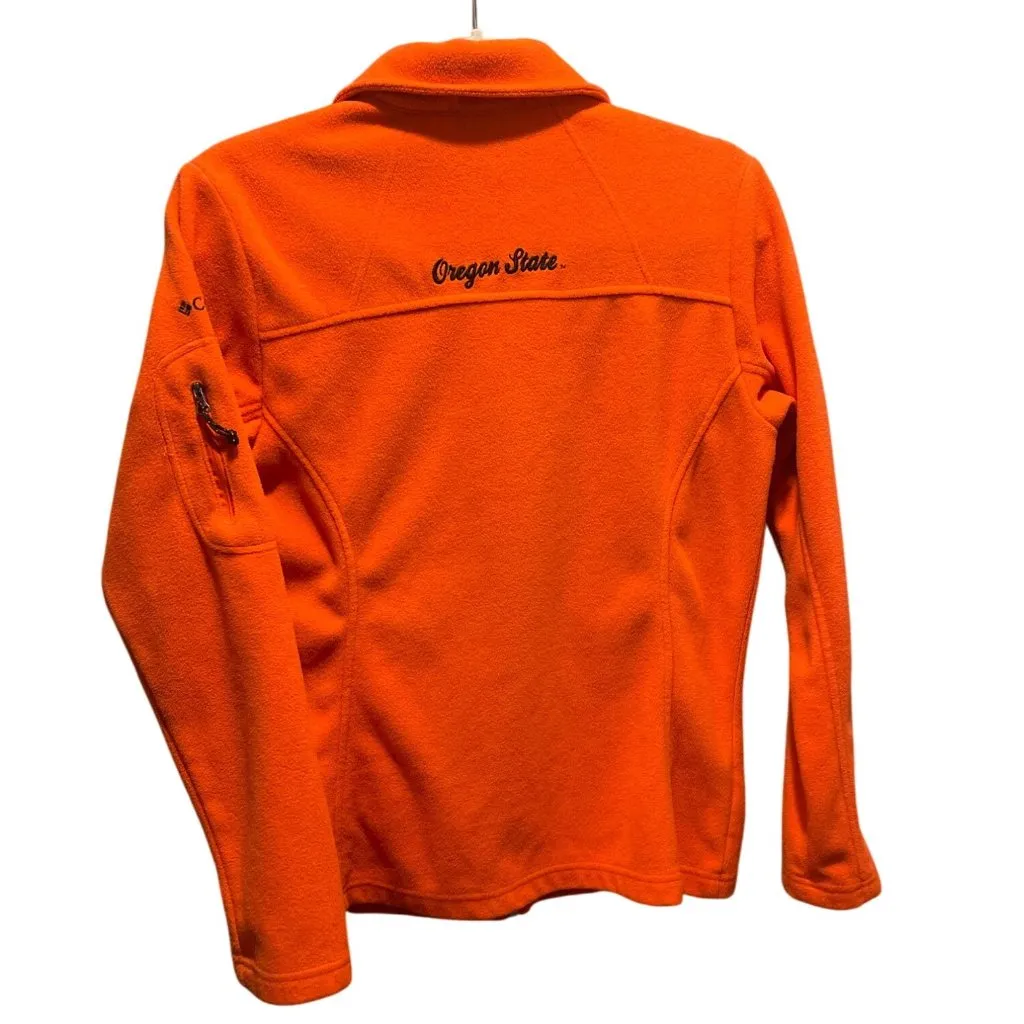 Oregon State Beavers Columbia Sportswear Fleece Fill Zip Jacket Size S - Image 2