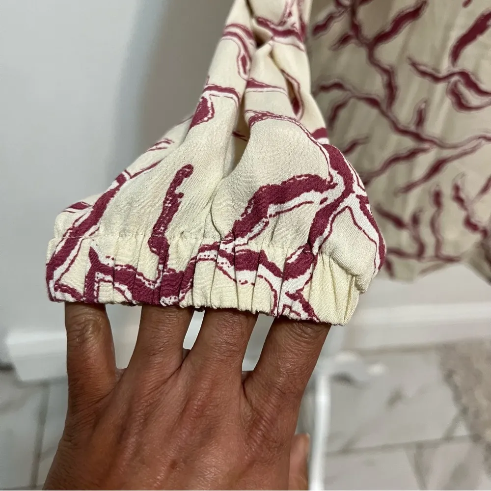 Ba&Sh v-neck printed blouse. - Image 3