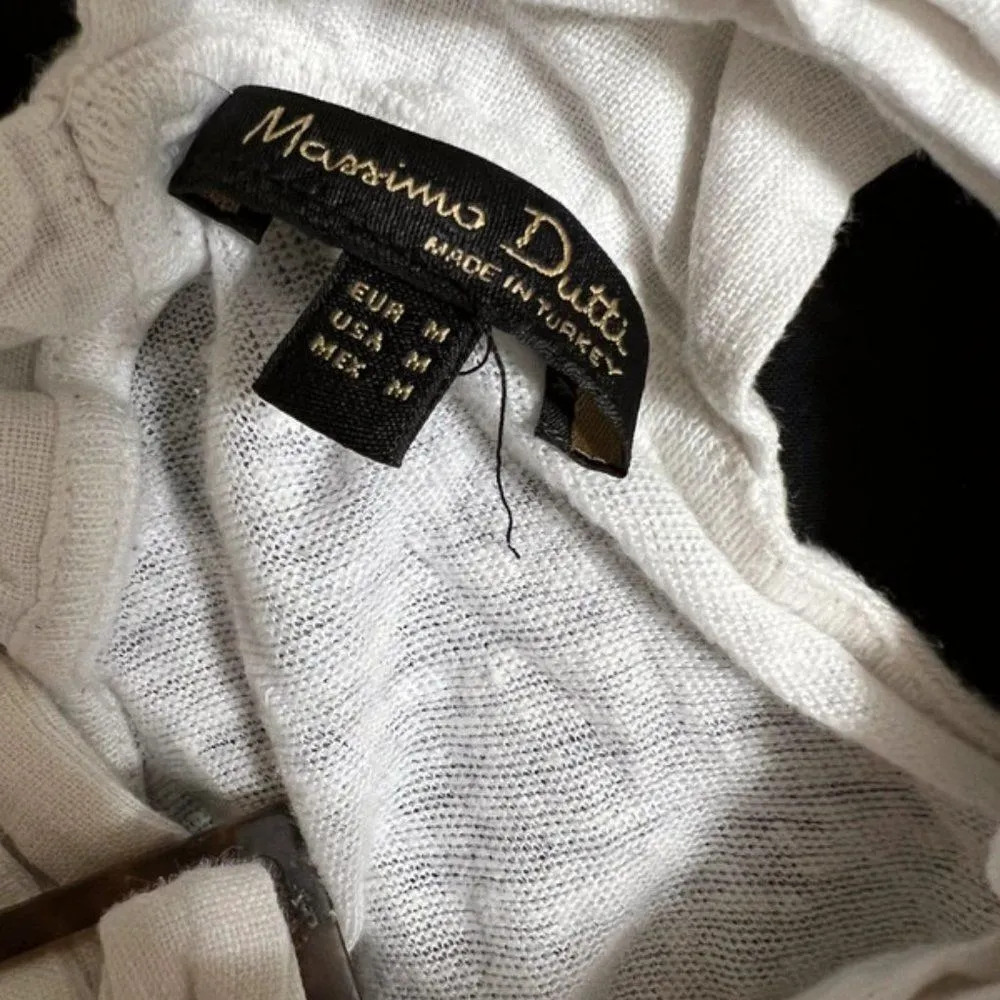 Massimo Dutti medium white top - Image 3