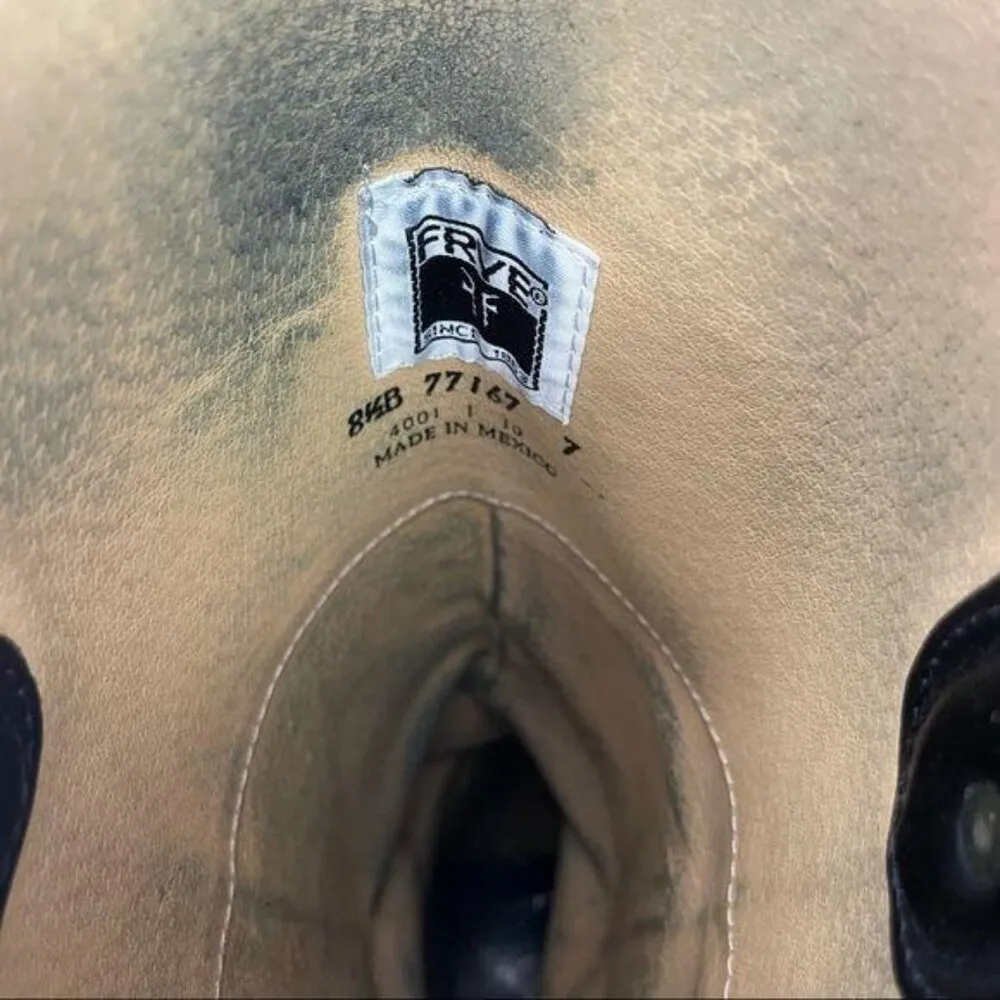 Frye melissa womens black riding leather calf high boots size 8.5 - Image 9