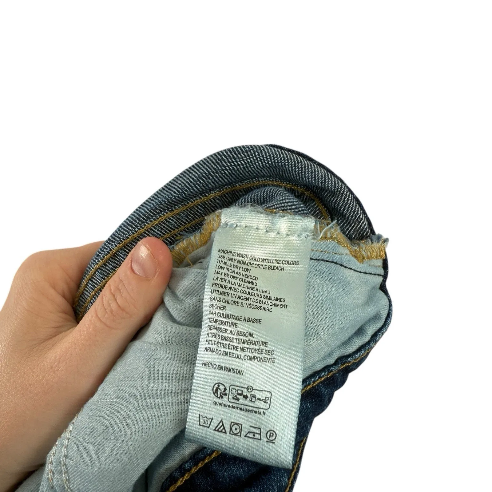 Pilcro Anthropologie Wide Leg Jeans Medium Wash High Rise Baggy Y2K Womens 30 - Image 7