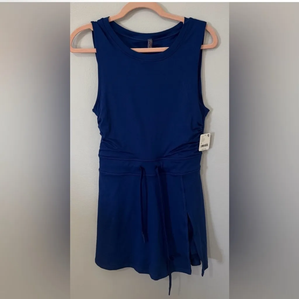 Free People Movement Easy Does It Dress XL NWT Blue - Image 7