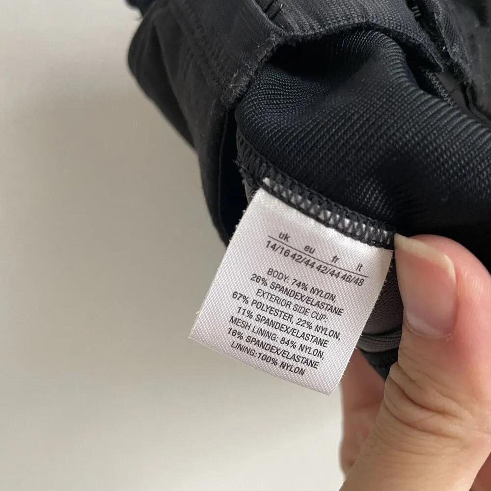 Spanx Size L Black Gray Adjustable Strap Bra - Image 6