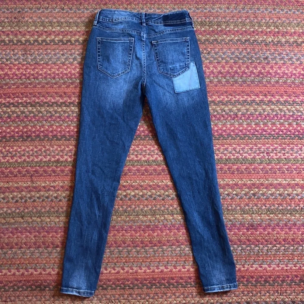 THE LIMITED PATCH WORK DENIM SKINNY JEANS - Image 5