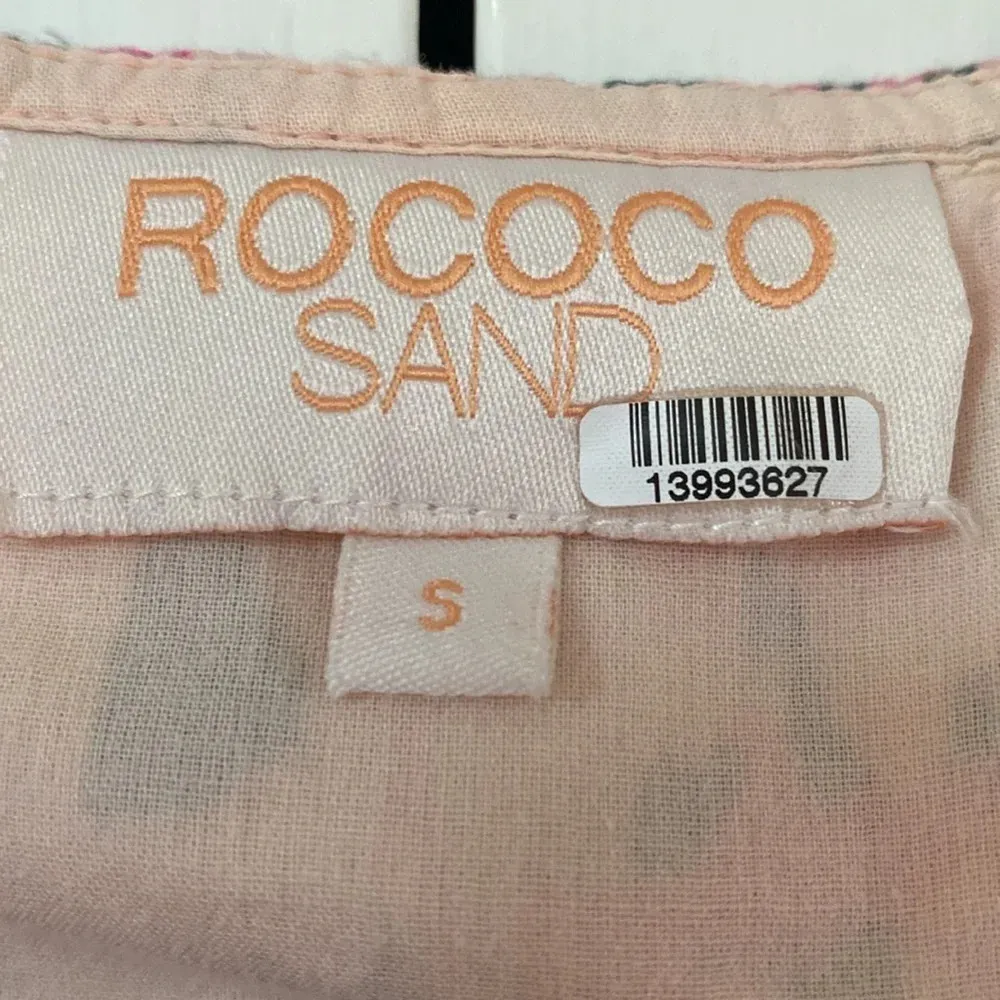 Rococo‎ Sand Mimi Ruffle Trim Long Sleeve Mini Wrap Dress Pink Floral Barbiecore - Image 15