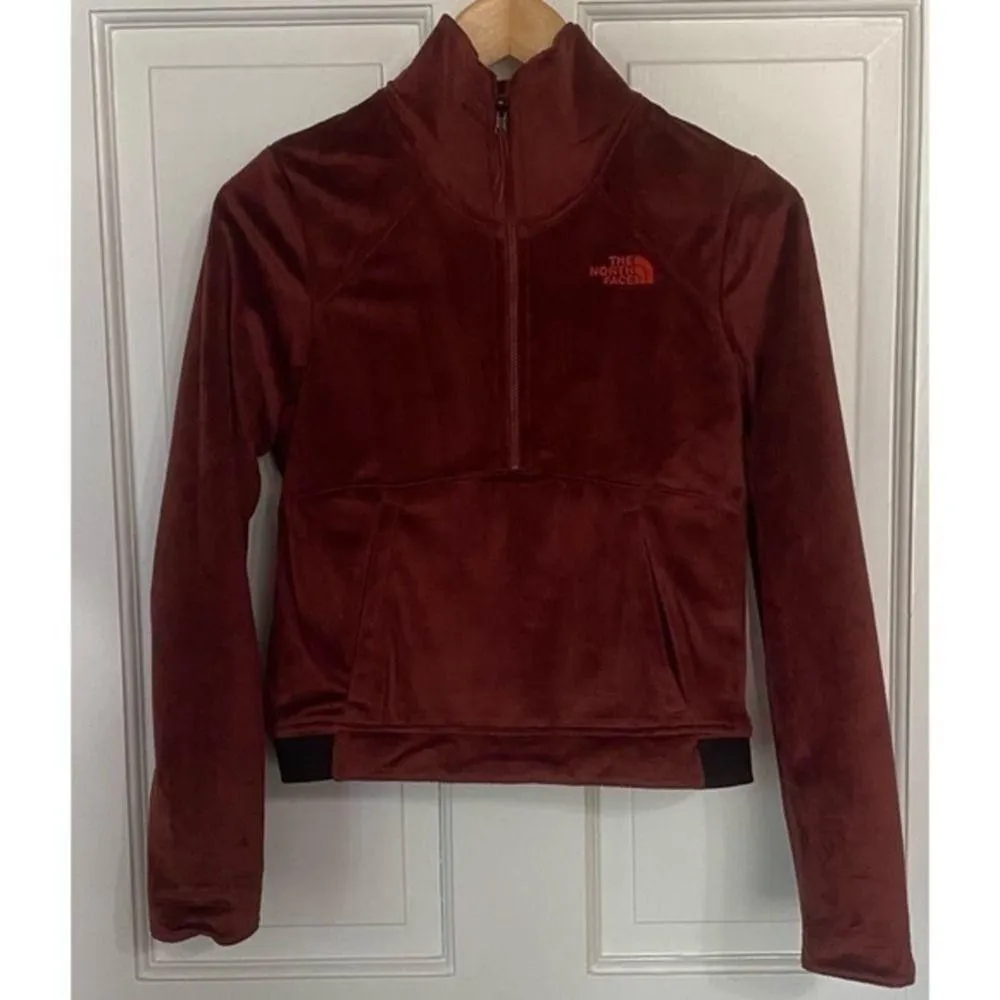 The North Face Shelbe Raschel Reversible Fleece Lined Pullover in Root Brown XS - Image 5