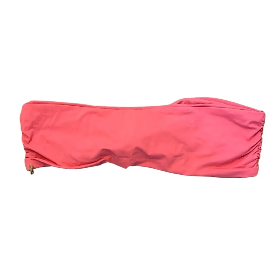 NWT Stone Fox Swim Bikini Lele Bandeau Top A Snug Fit Medium Sunset Pink #4388 - Image 6