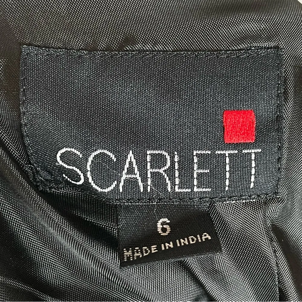 Vintage Chiffon Dress Bow Waist Satin V - Image 5