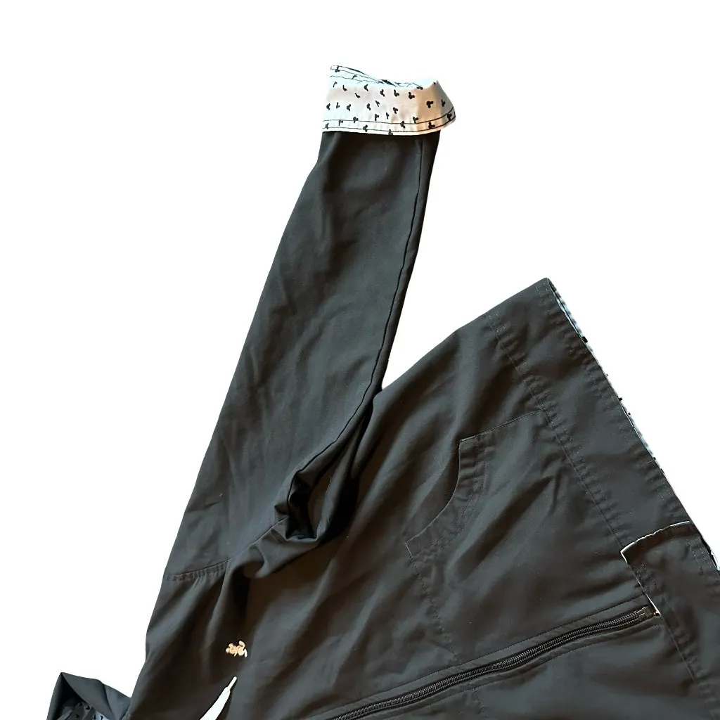 Disneyland Resorts Mickey Mouse Windbreaker Rain Jacket Hooded Collectible Sz XL Gray - Image 6