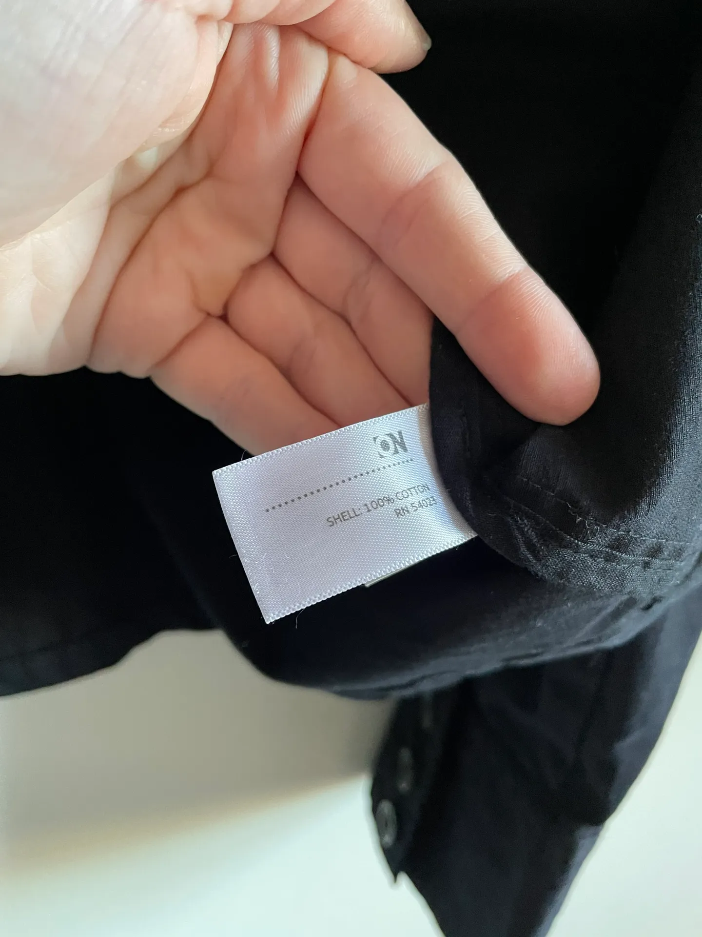 Black Peacoat Jacket Short Length Waist Detail - Image 9