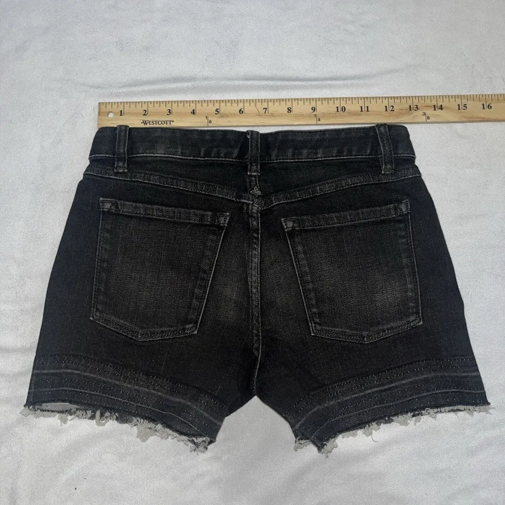 NWOT PrAna Raw Hem Cut Off Raw Hem London Black Denim Shorts-Black 0 / 25 - Image 7