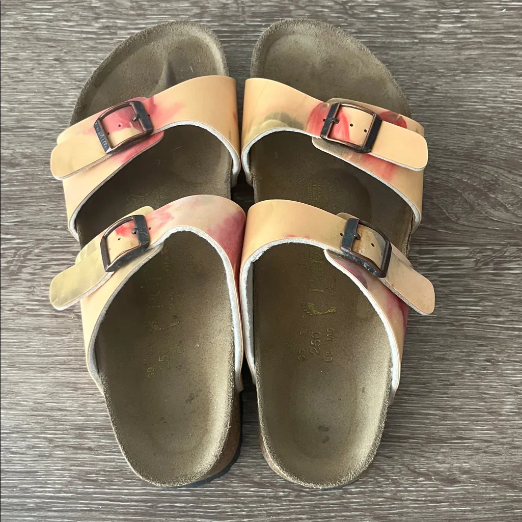 Birkenstock Papillio Sandals pink orange size 39 - Image 3