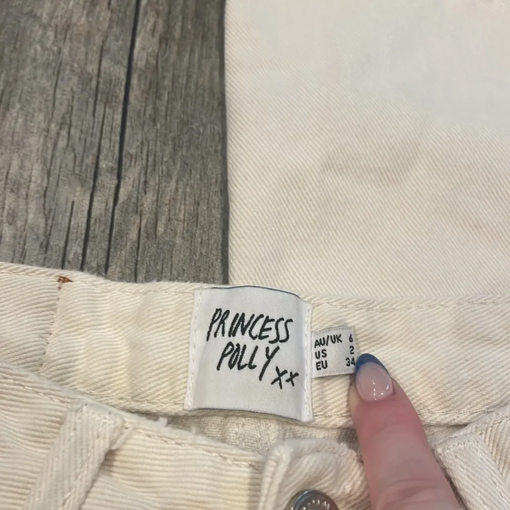 Princess Polly Cream Straight Leg Jeans - Image 2