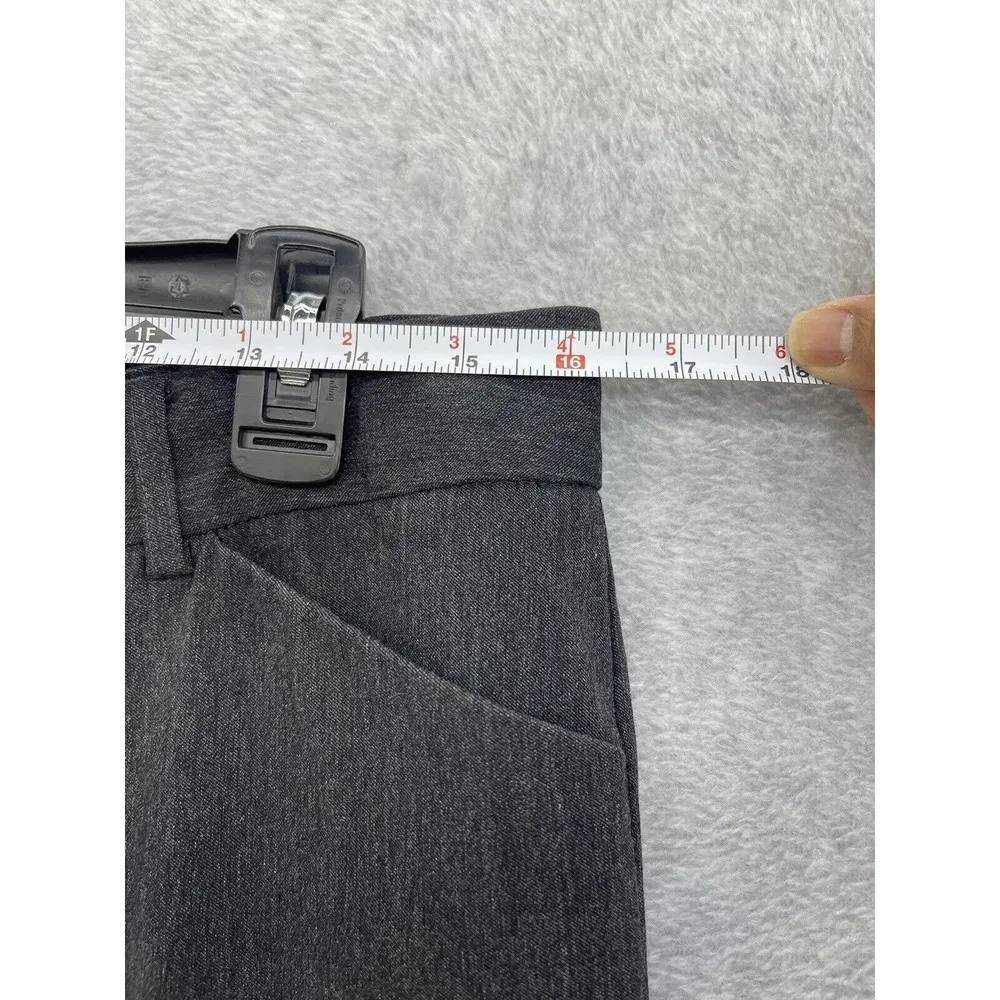 Express Women's Trousers Pants Editor Size 8 Solid Gray Wide Leg - Image 10