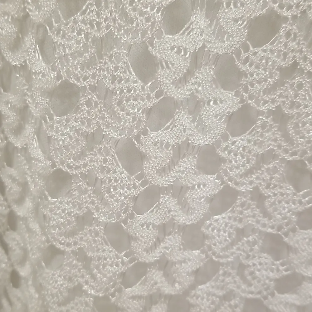 💕LE CLAIR DE LUNE PARIS💕 French Lace Silk Long Sleeve Dress ~ White NWT - Image 6