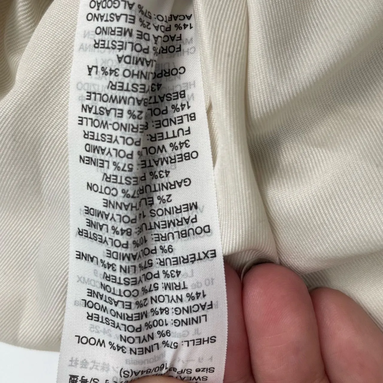 Tory Burch Women's Ivory Black Check Sleeveless Tweed Dress‎ Petite Size Small - Image 12