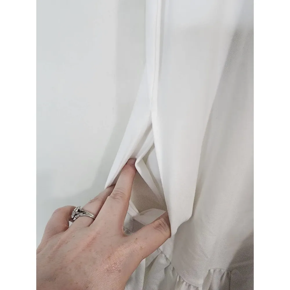 NWT Nordstrom Coastal Grandma White‎ Midi Long Women XXS Dress - Image 8