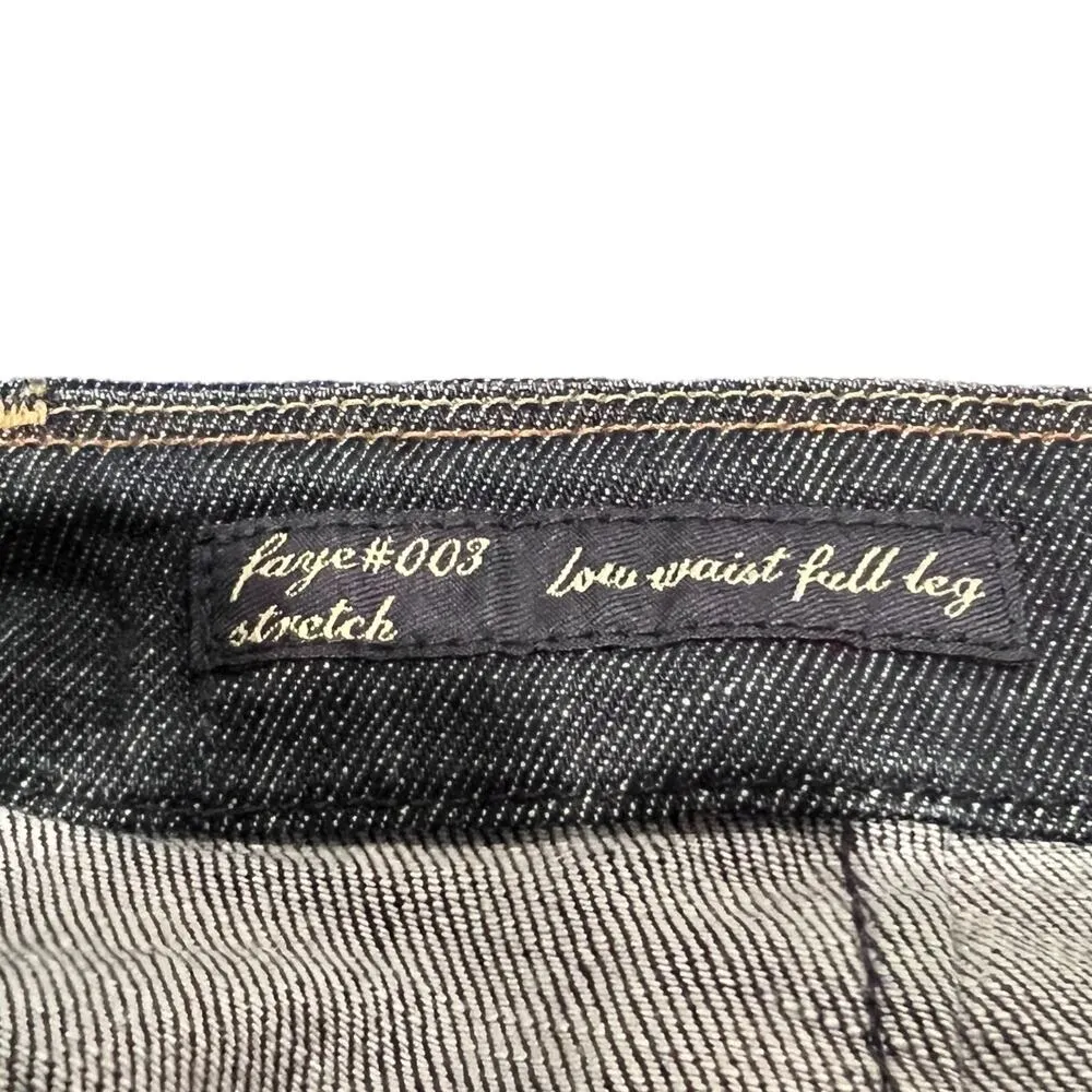 Citizens of Humanity Faye #003 Stretch Low Rise Jeans Women's Size 25 Full Leg - Image 6