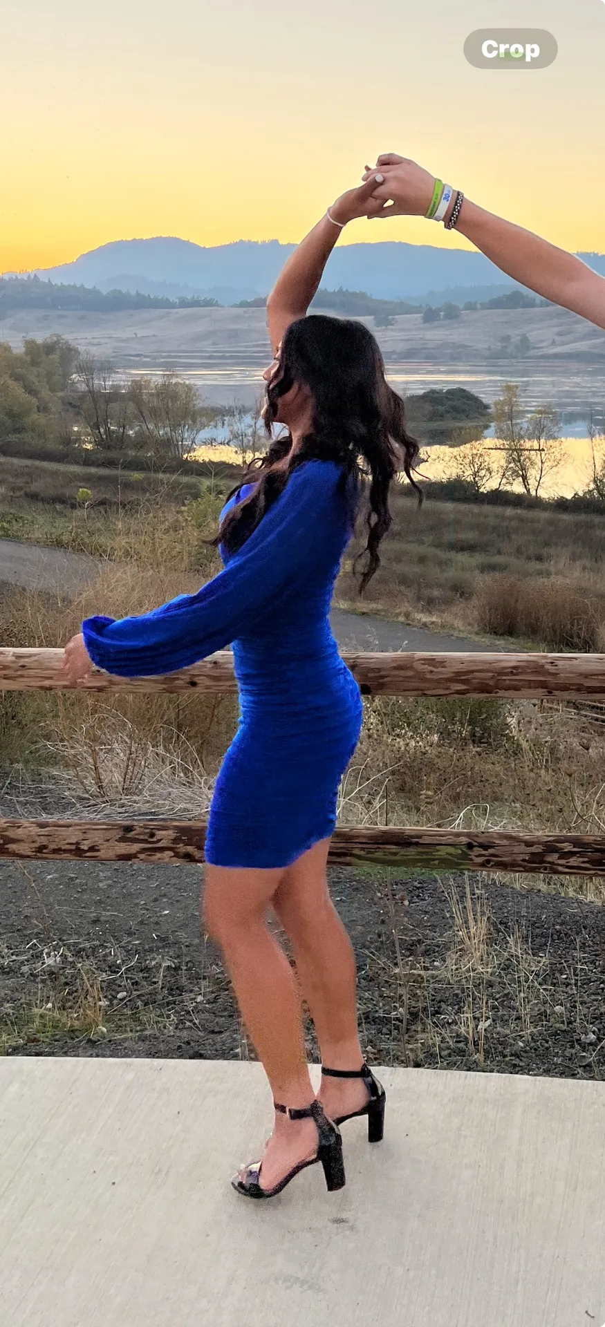 Blue  Short Dress - Image 2