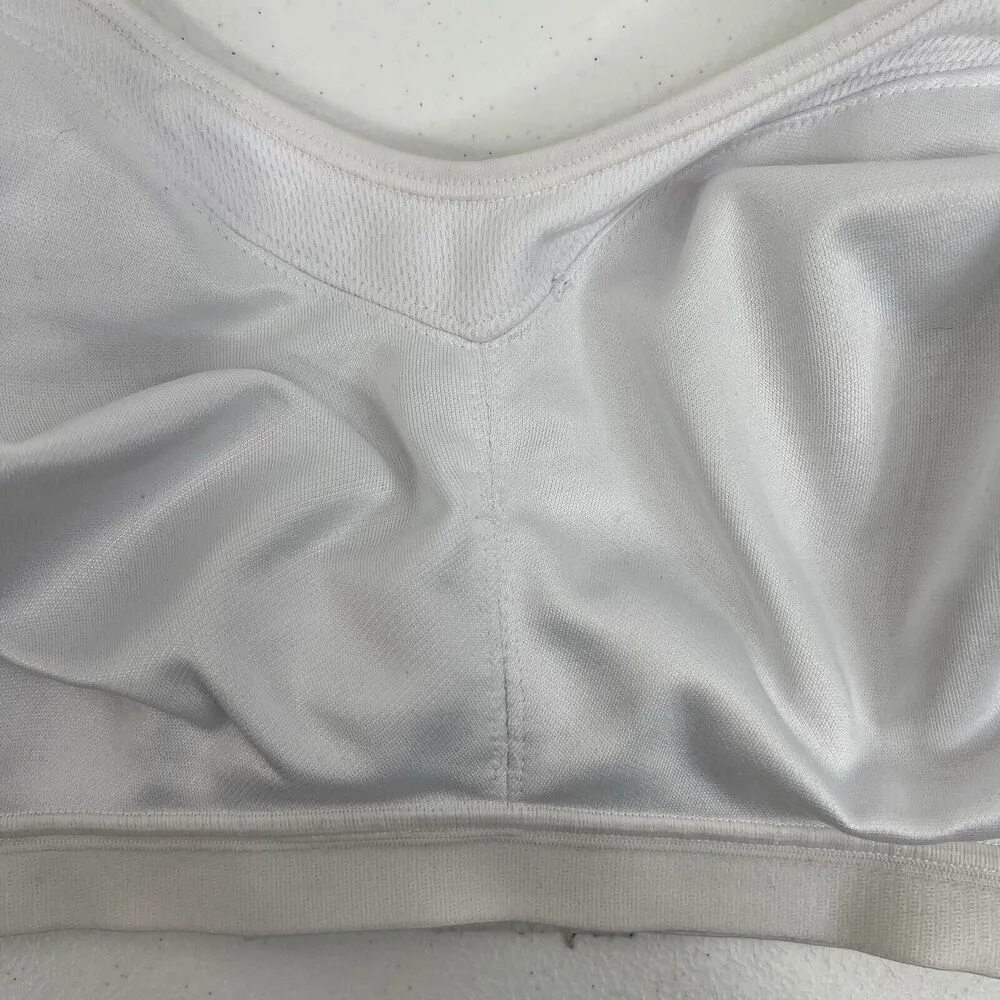 Playtex Size 40DD 18 Hour Active Breathable Comfort Wireless Bra 4159 Full Cover White - Image 4