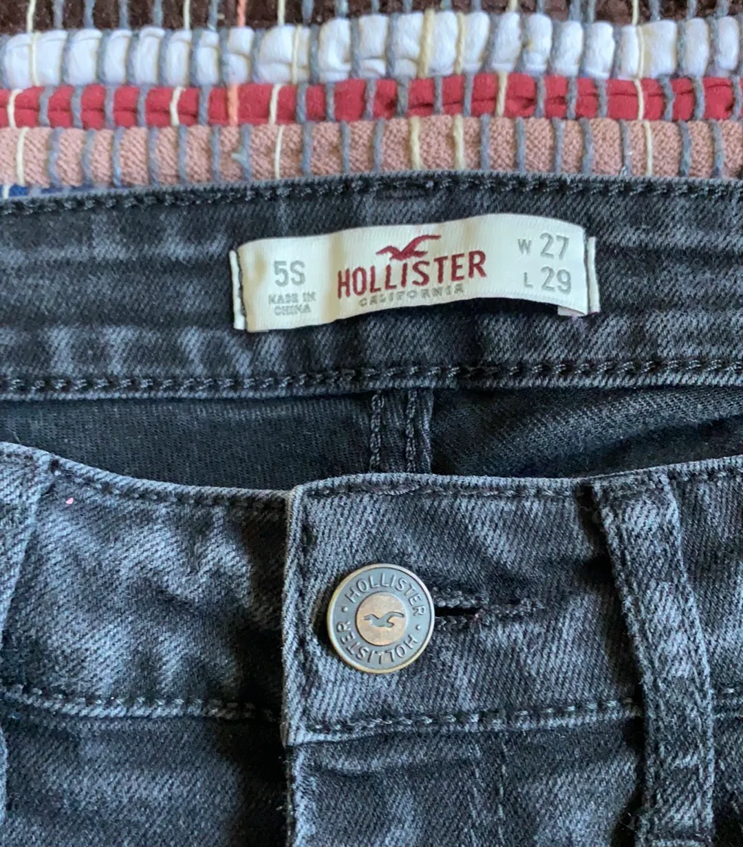 Mid Rise Black Skinny Jeans Size 5 W27 L29 - Image 4