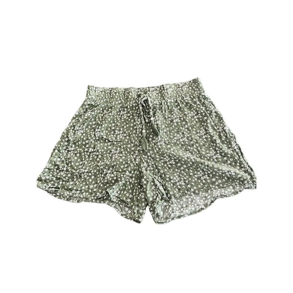 Retrology flowers shorts top size M Green Size M - Image 7