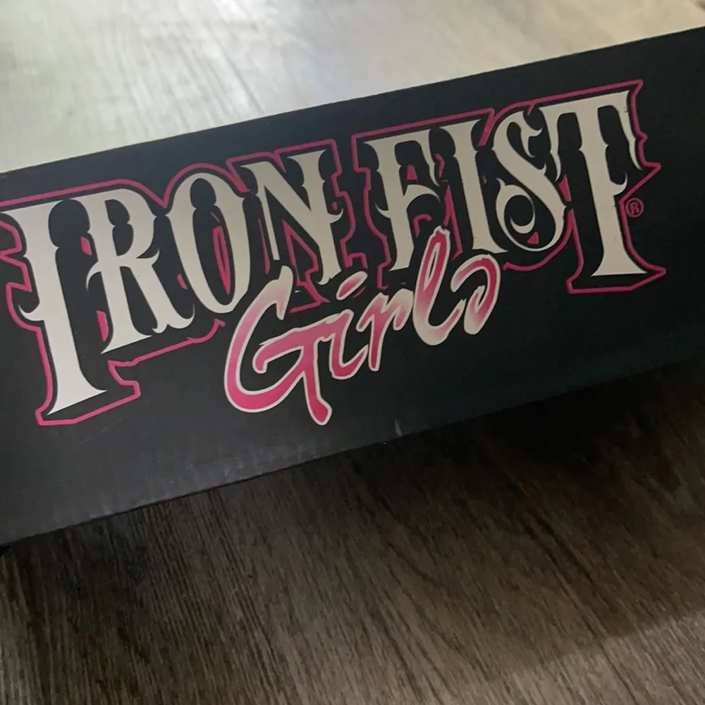 Iron Fist Girls Raw Power Peep Tow Flats Size 5 - Image 12