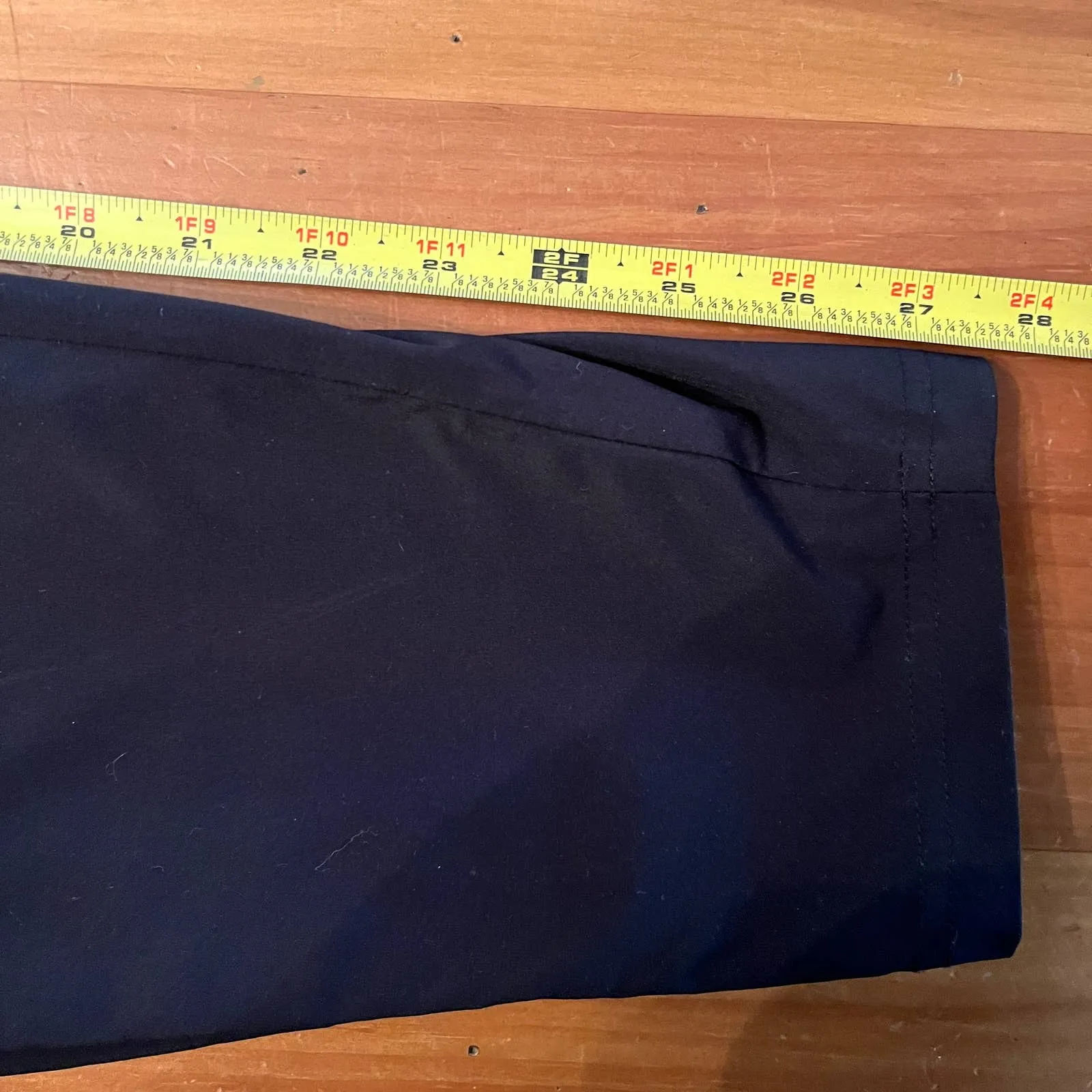 Athleta Aspire Ankle Pants Adjustable Hem Elastic Waist Women Black Size 2 - Image 9