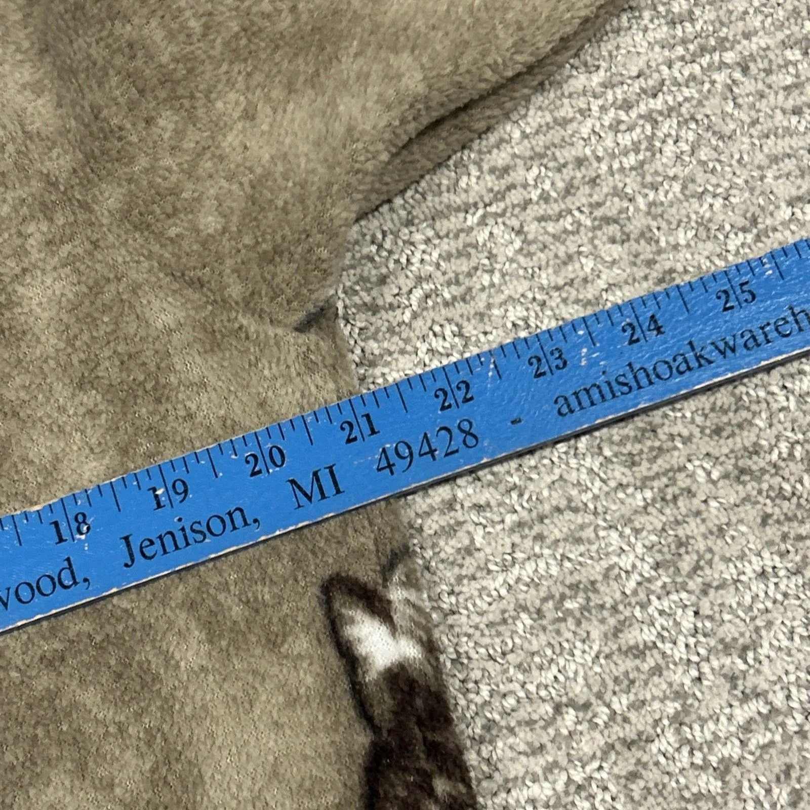 Bonworth Fleece Jacket Sweatshirt Womens Large Cat Zip Up Pockets Tan Brown - Image 7