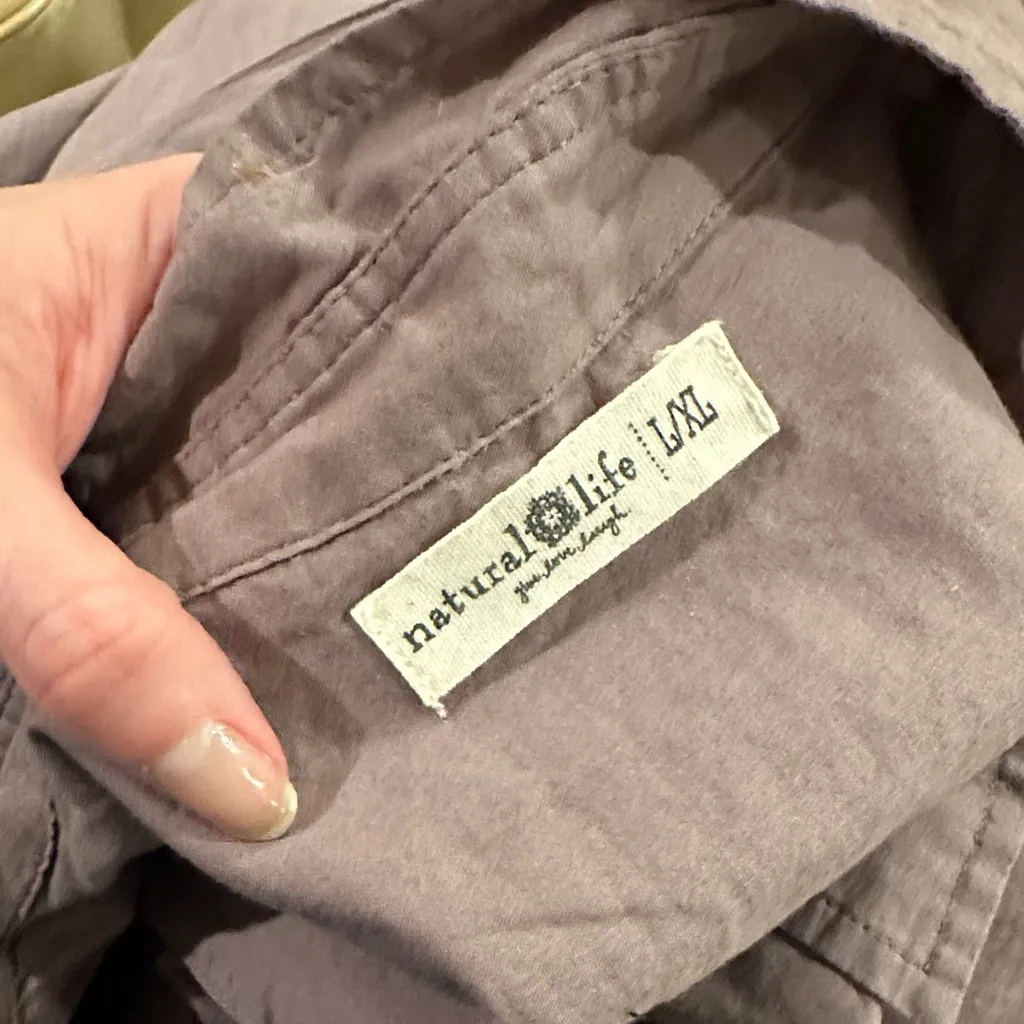 Drew Cotton Gauze Shirt Dress in Mauve - Image 7