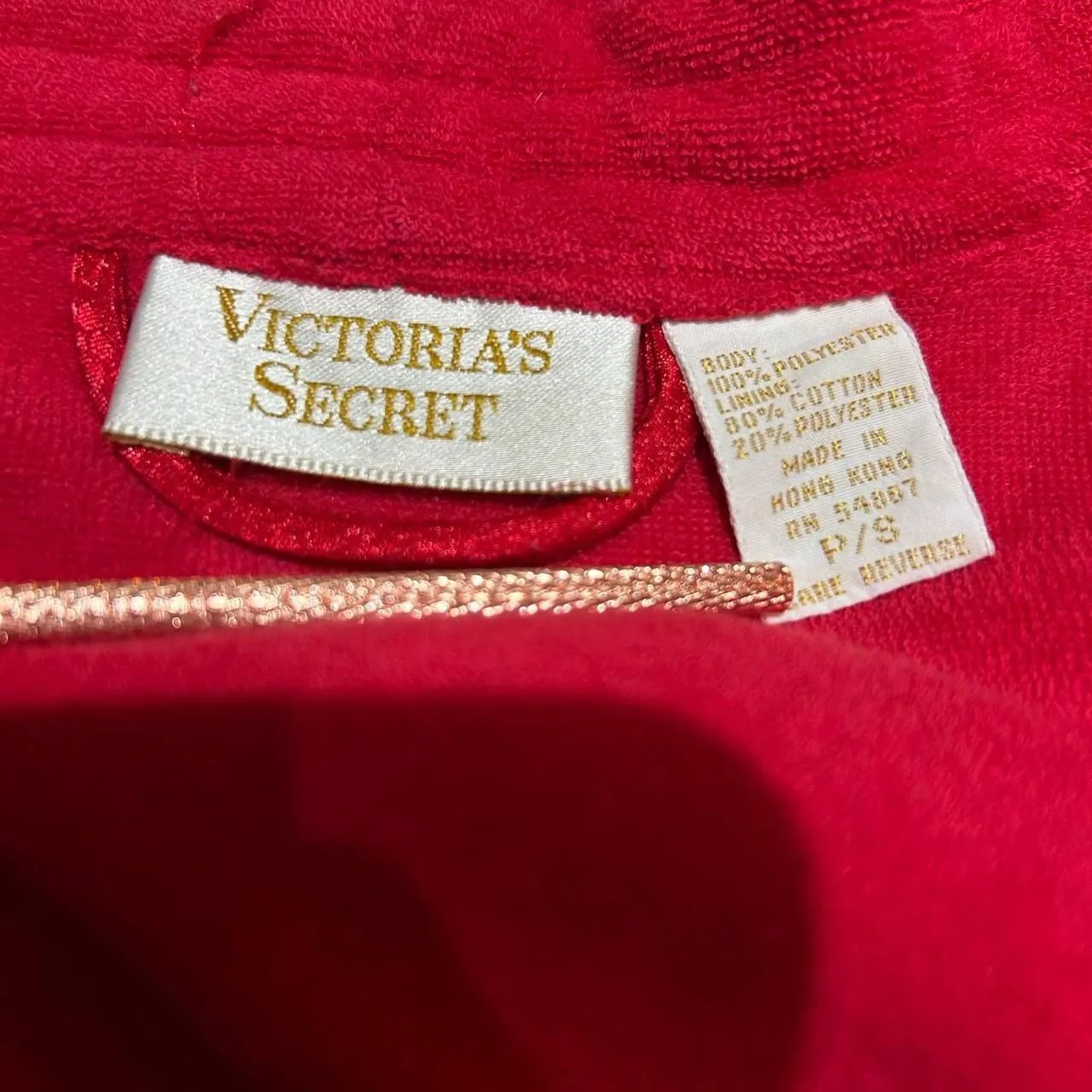 Vintage Gold Label Victoria's Secret Robe - Image 3