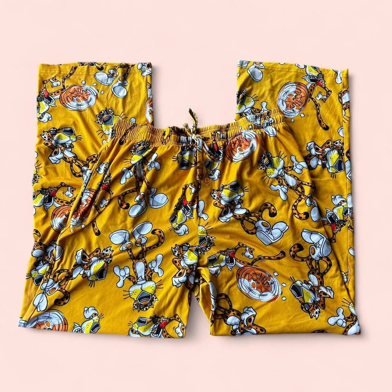 Chester the Cheetah Cheeto pajama pants Yellow Size L - Image 6