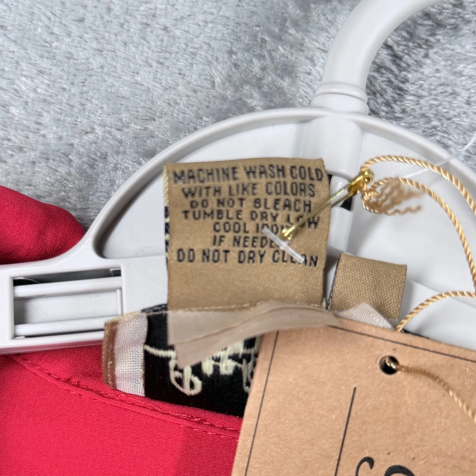 Peck & Peck Weekend Red Jacket L Carma Essential Pop of Color Sporty Travel - Image 7